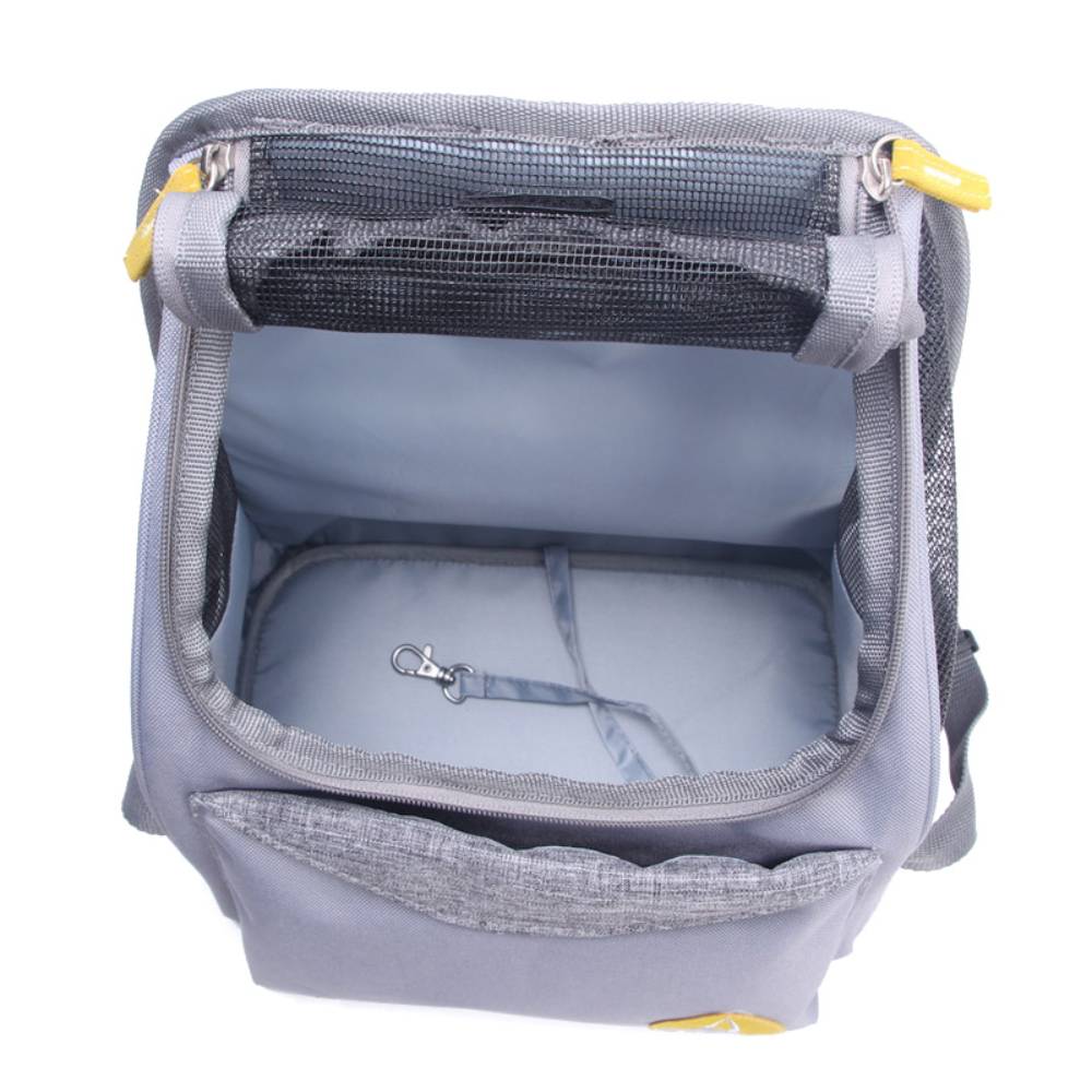 Сумка-переноска для собак Pet Fun Paros S 35,5х18,5х29 см - серый Сумка-переноска для собак Pet Fun Paros S 35,5х18,5х29 см - серый