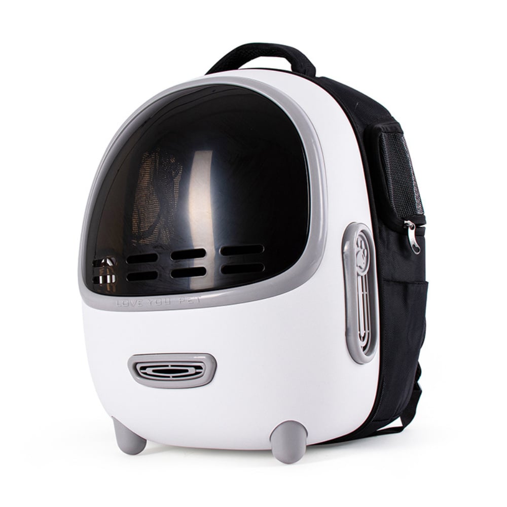 Рюкзак-переноска для кошек Me&Pet 33,5х28х43 см - белый Рюкзак-переноска для кошек Me&Pet 33,5х28х43 см - белый