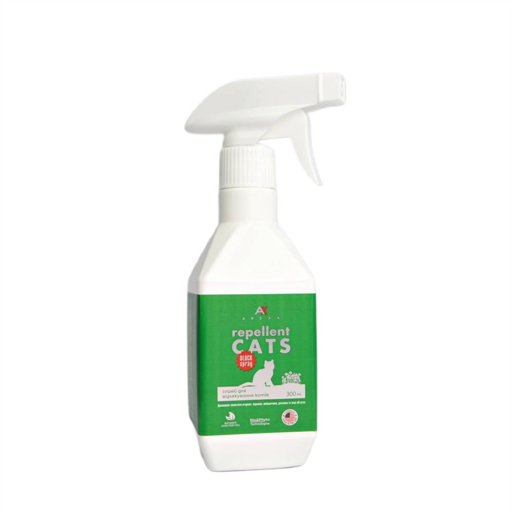 Спрей-відлякувач для котів Arexa Cats Block Spray 300 мл Спрей-відлякувач для котів Arexa Cats Block Spray 300 мл