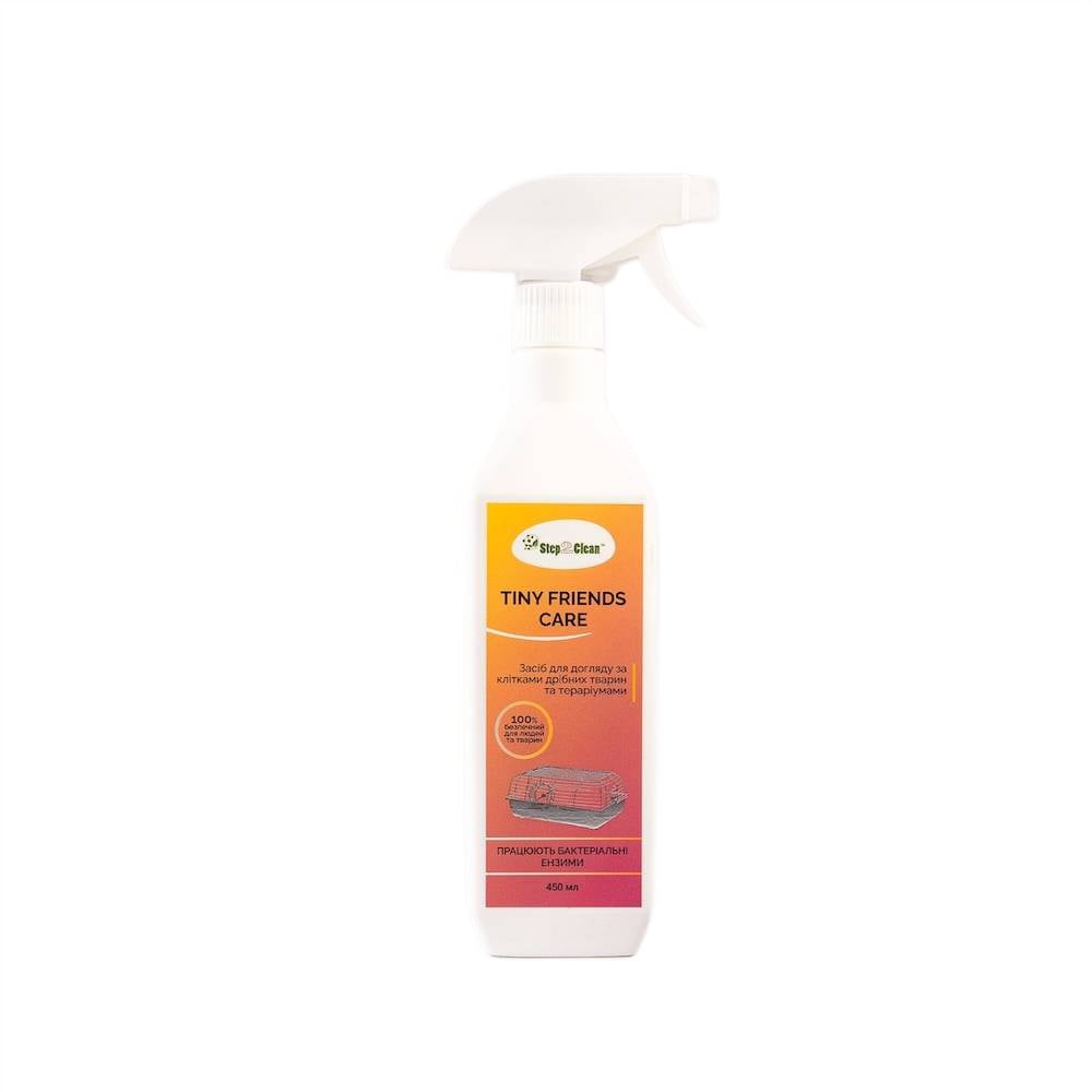 Средство по уходу за клетками грызунов Step2Clean Tiny Friends Care 450 мл Средство по уходу за клетками грызунов Step2Clean Tiny Friends Care 450 мл