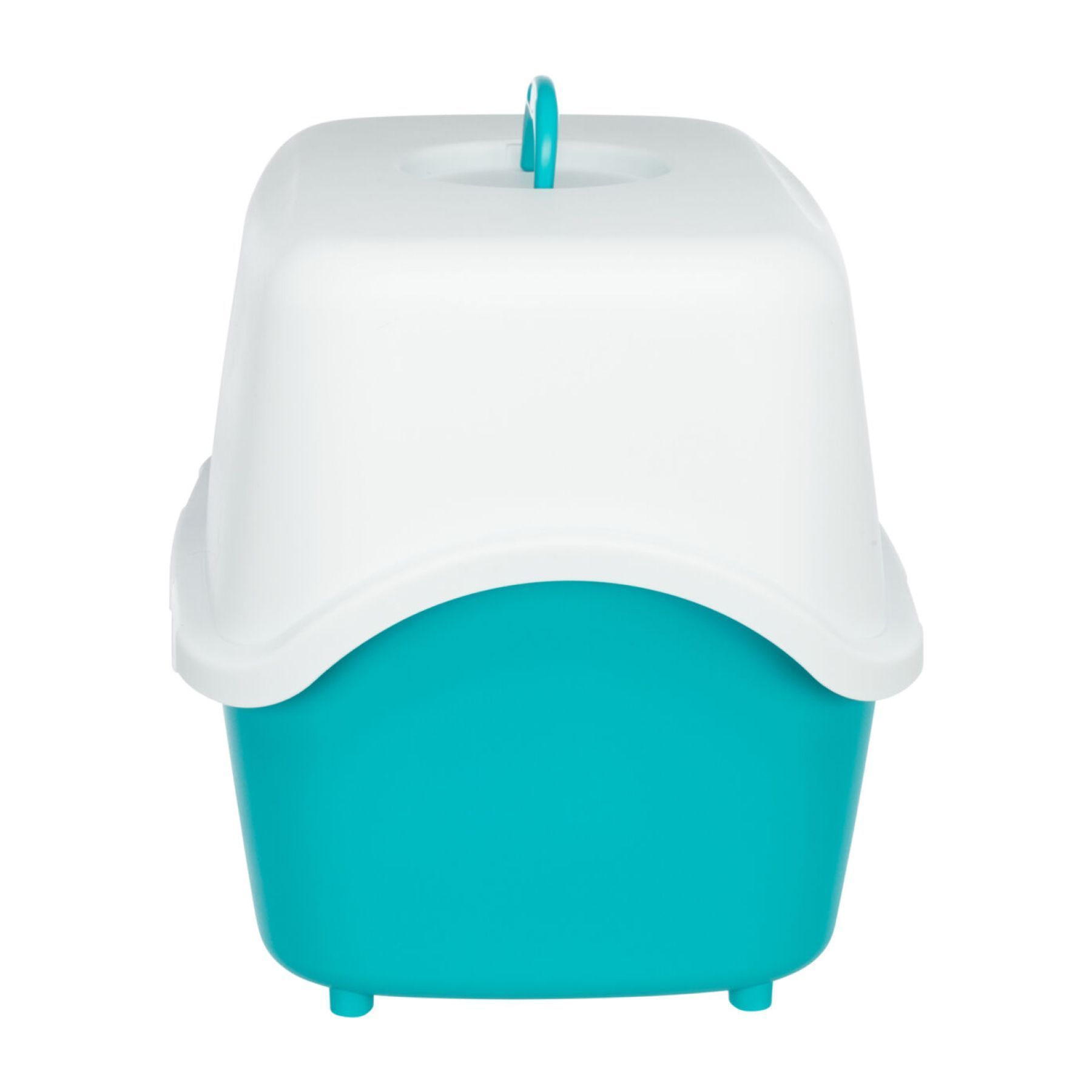 Туалет для кошек Trixie Vico закрытый 40х40х56 см - бирюзовый