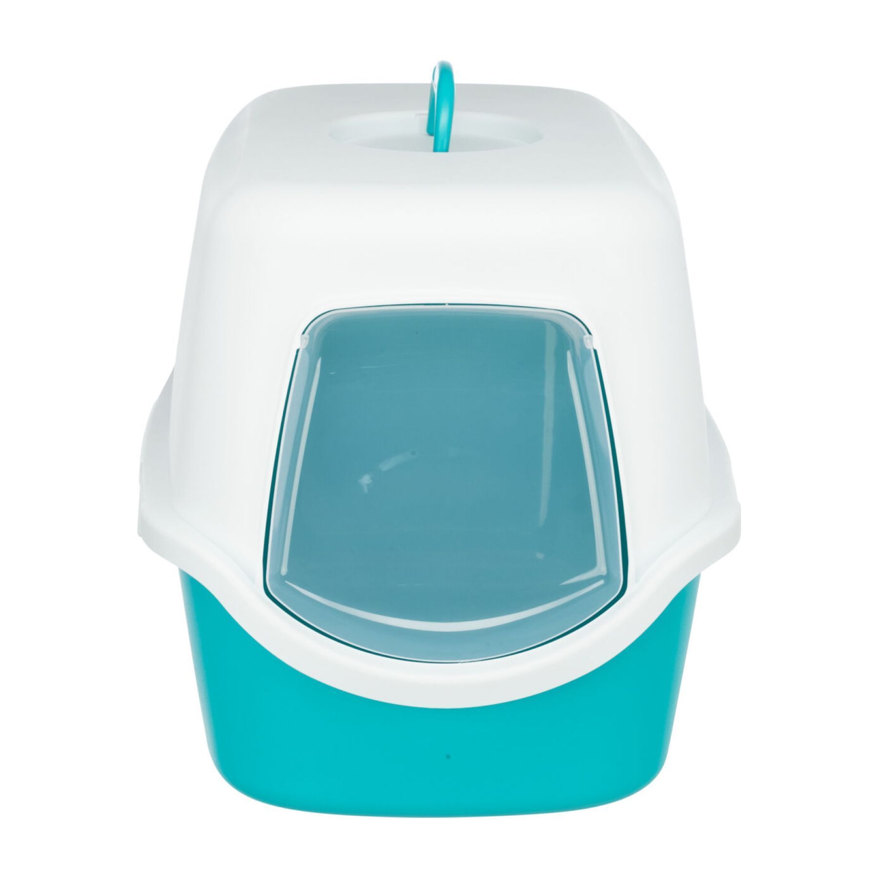 Туалет для кошек Trixie Vico закрытый 40х40х56 см - бирюзовый