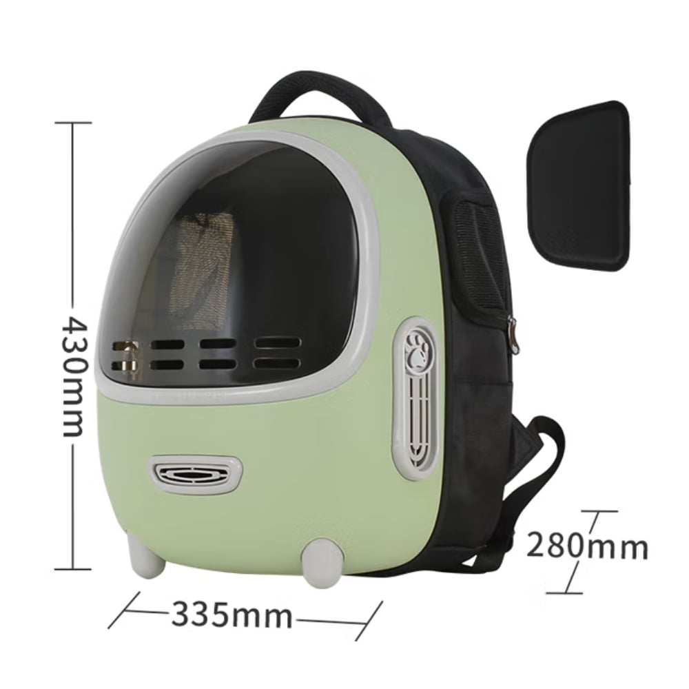 Рюкзак-переноска для котів Me&Pet 33,5х28х43 см - зелений Рюкзак-переноска для котів Me&Pet 33,5х28х43 см - зелений