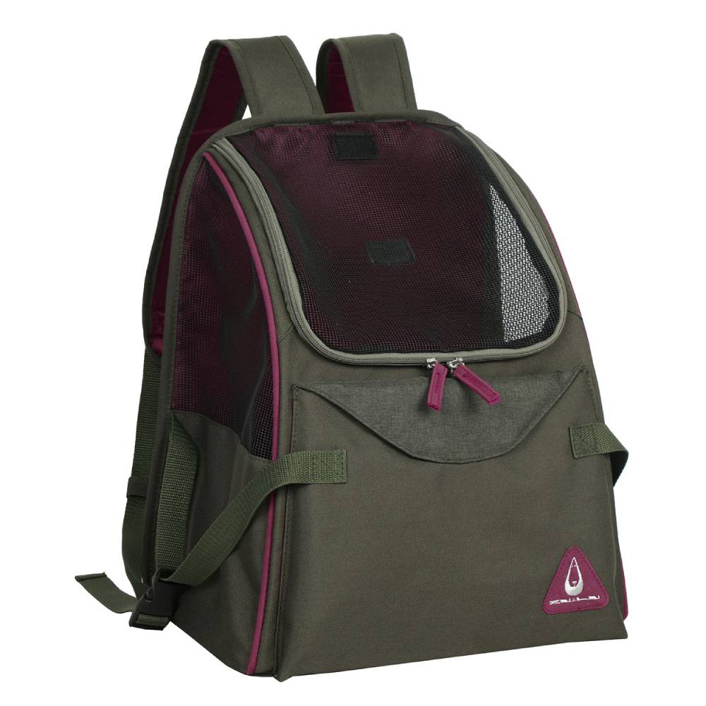 Сумка-переноска для собак Pet Fun Paros M 39,5х21х34 см - темно-зелений Сумка-переноска для собак Pet Fun Paros M 39,5х21х34 см - темно-зелений