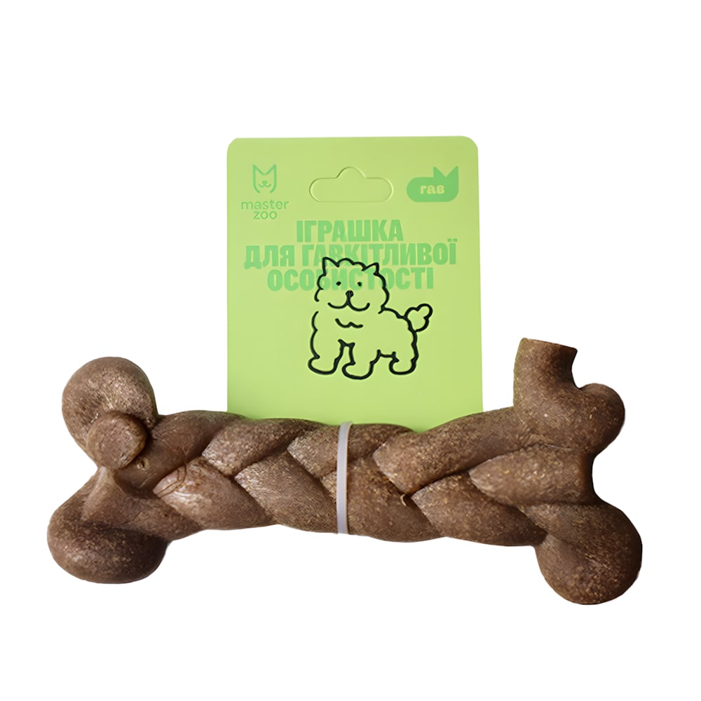 Іграшка для собак Pet Fun Кісточка плетена - коричневий