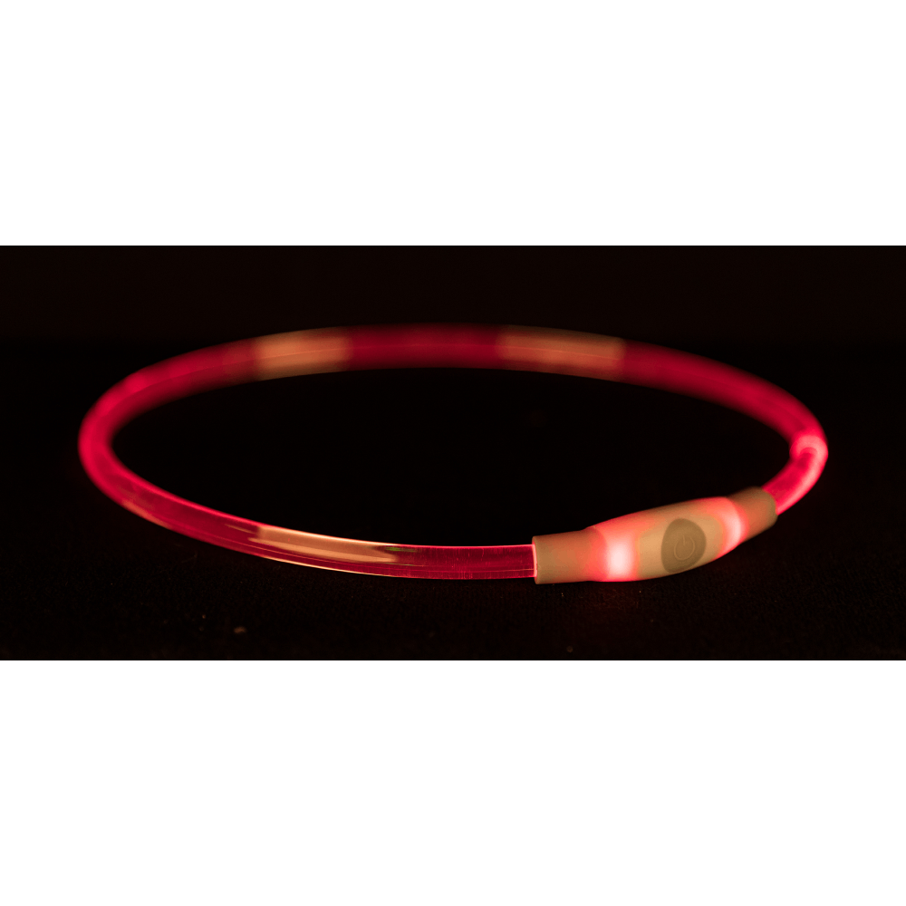 Ошейник для собак Trixie Flash Light Ring USB мерцающий S-M - цвет в ассортименте
